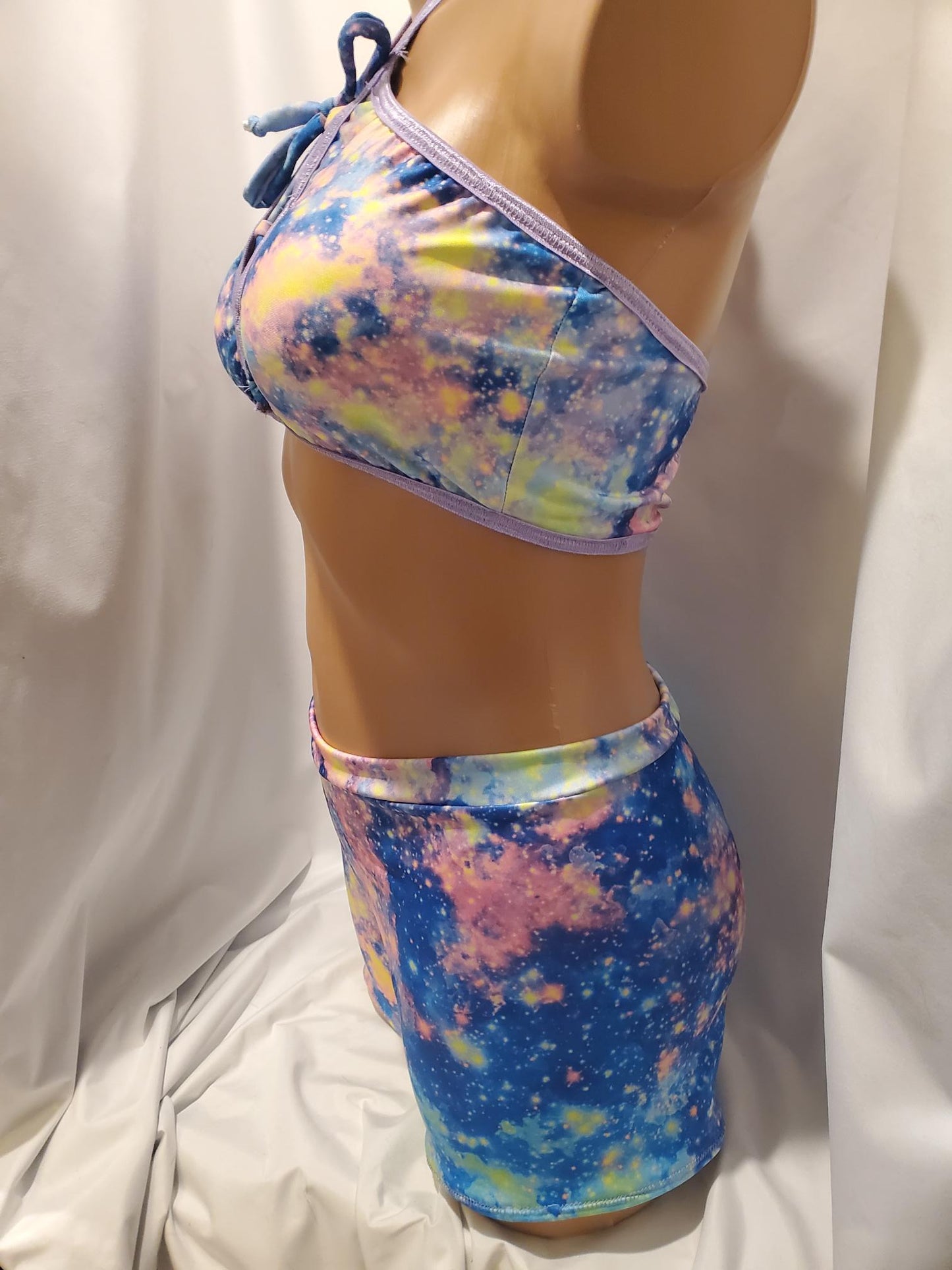 Galaxy on Cancer Shorts Set