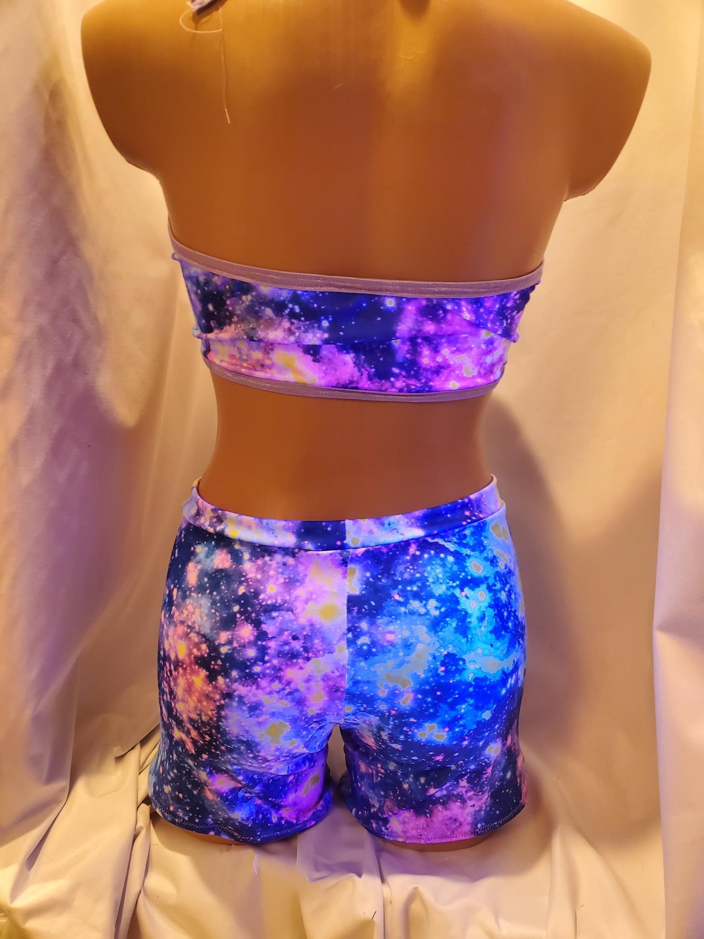 Galaxy on Cancer Shorts Set