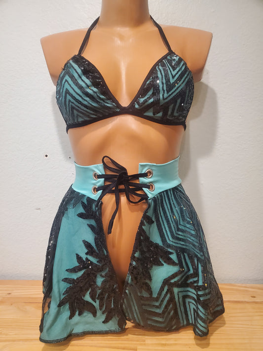 Sequin Set Teal