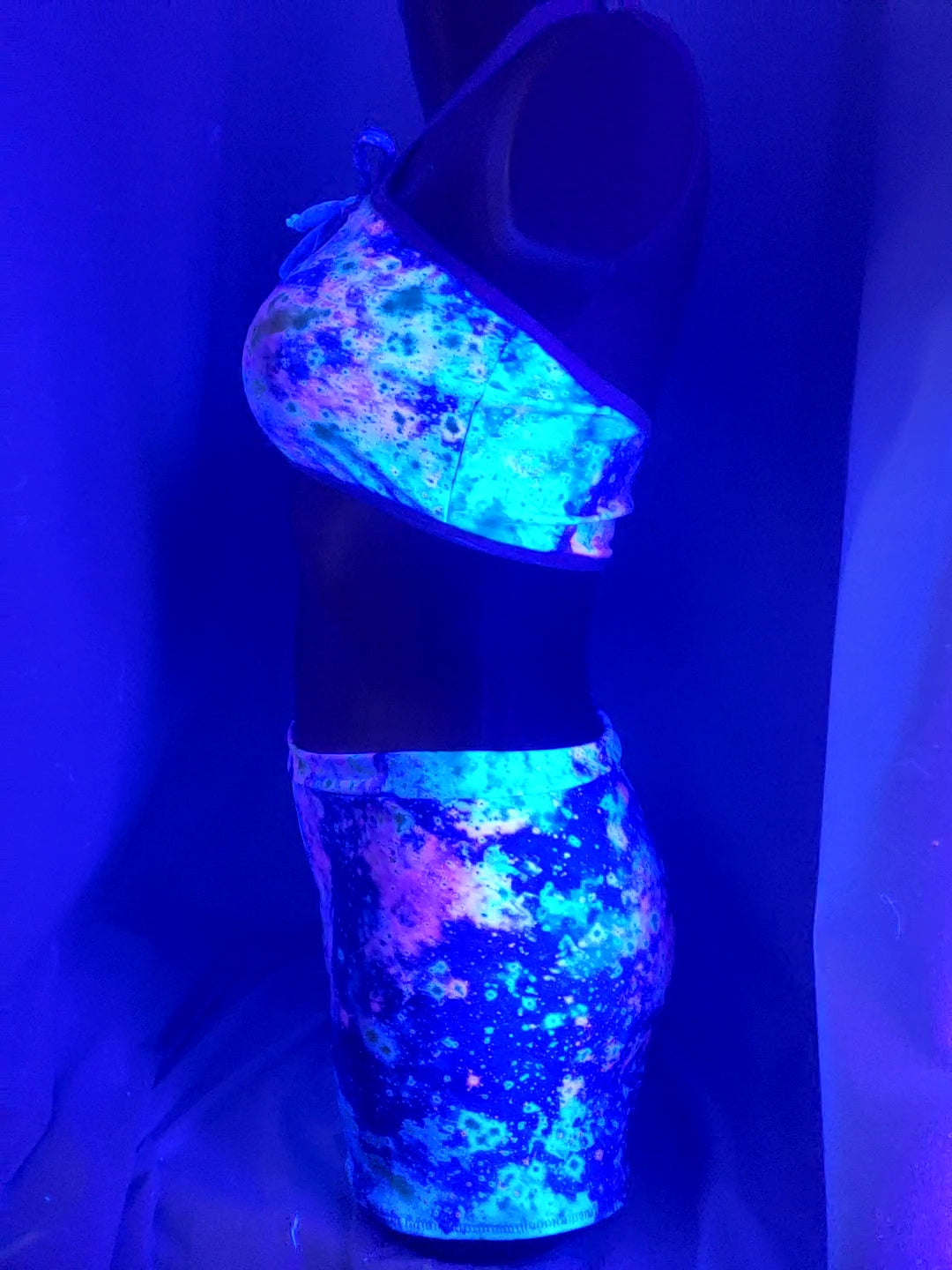 Galaxy on Cancer Shorts Set