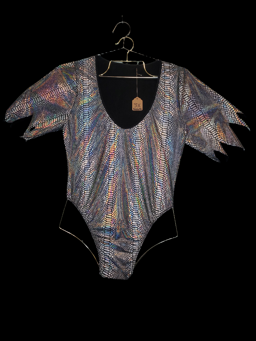 3X Holographic Dino bodysuit